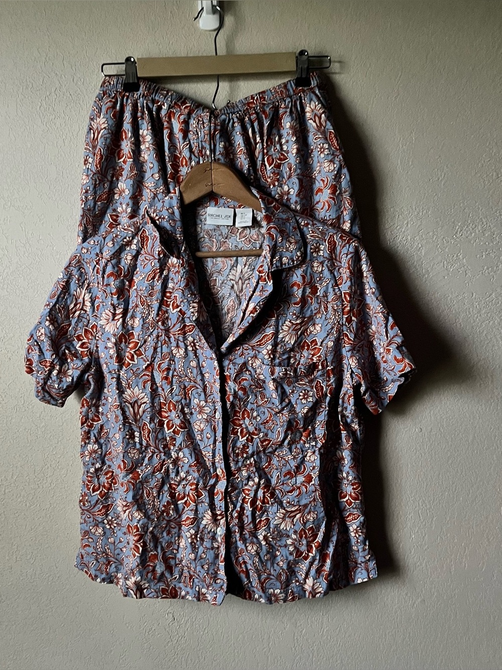 Rachel Zoe Floral PJ Set - size small